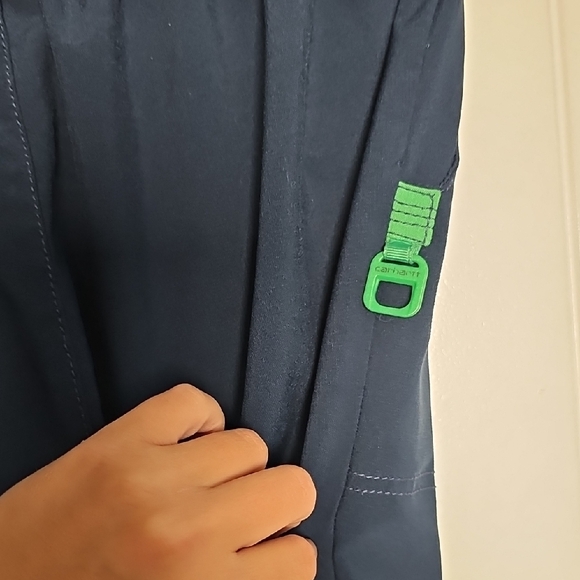 Carhartt XS Scrub Bottoms with Green Drawstring - Picture 12 of 14